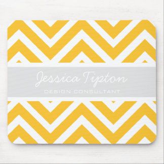 Gold Chevron Mousepad | TBM Muismat