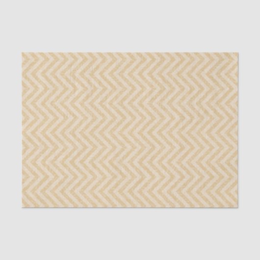 Gold Chevron Tissuepapier (Voorkant)