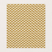 Gold Chevron Visitekaartje (Binnenkant ongevouwen)