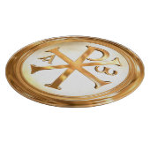 Gold Chi Rho Snijplank (Hoek)