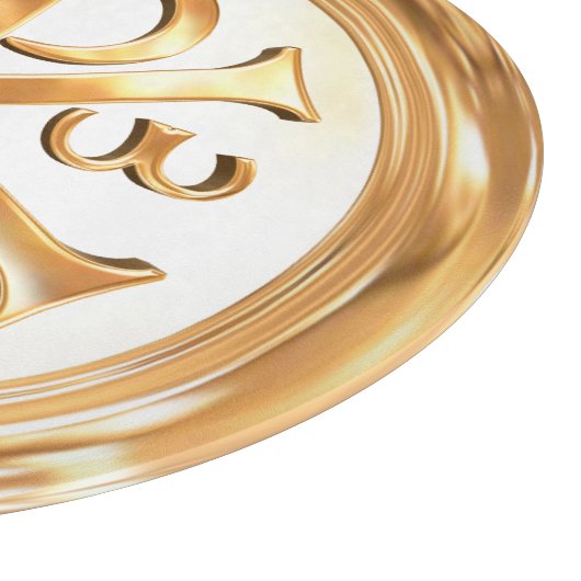 Gold Chi Rho Snijplank (Hoek)