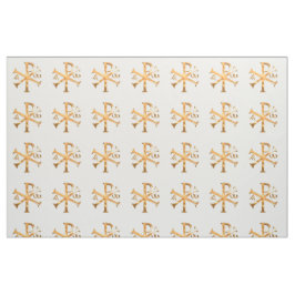 Gold Chi-Rho Stof