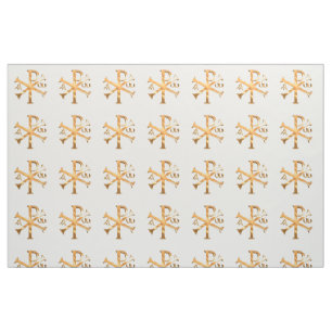 Gold Chi-Rho Stof