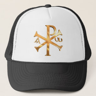 Gold Chi-Rho Trucker Pet