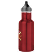 Gold Chi-Rho Waterfles (Rechts)