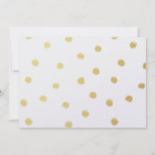 Gold Chic "Bedankt dat je mijn bruidsmeisje bent" Bedankkaart (Achterkant)