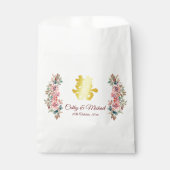 Gold Chinese bruiloft met dubbel geluk Bedankzakje (Voorkant)