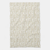 Gold Chinese Clouds Pattern Kitchen Towel Theedoek (Verticaal)