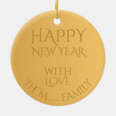 Gold Chinese Dog Papercut 2018 Monogram R Ornament (Achterkant)