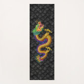 Gold Chinese Dragon Yogamat (Voorkant)