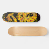 Gold Chinese keizer Dragon Element Aangepast Pro Persoonlijk Skateboard (Horizontaal)