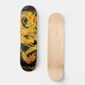 Gold Chinese keizer Dragon Element Aangepast Pro Persoonlijk Skateboard (Voorkant)