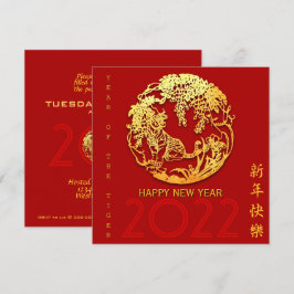 Gold Chinese papiersnij-jaar kies Kleur Sq9 Kaart