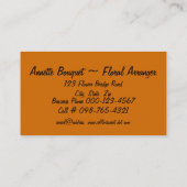 Gold Chips-illustraties Visitekaartje (Achterkant)