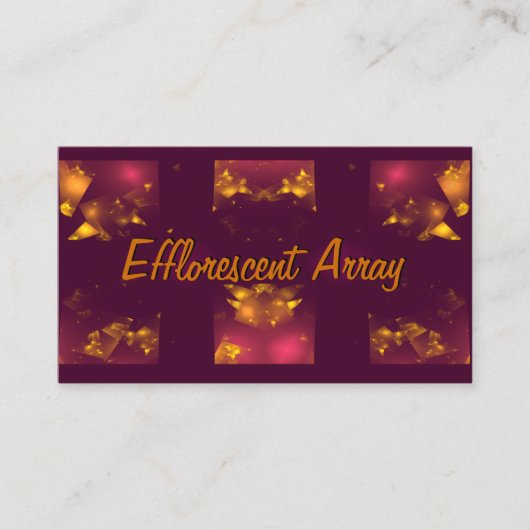 Gold Chips-illustraties Visitekaartje (Voorkant)