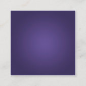 Gold Choku Rei-symbool in lotus Vierkante Visitekaartje (Achterkant)