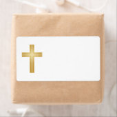 Gold Christelijk Cross Etiket (Insitu)