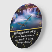 Gold Christelijk Faith kruis met Vader, stuur me m Grote Klok (Hoek)