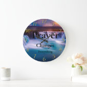 Gold Christelijk Faith Prayer verandert alles Grote Klok (Huis)