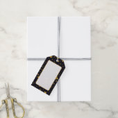 Gold Christmas Icons Gift Tag Cadeaulabel (Met Touw)