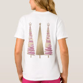 Gold Christmas Tree's T-shirt  (Achterkant)