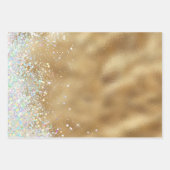 Gold Christus de Savior Christelijke Kerstmis Inpakpapier Vel (Voorkant 3)