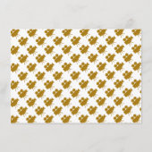 Gold Cinema Ticket, Kind Birthday Party Ticket Informatiekaartje (Achterkant)