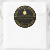 Gold Cinnamon Infused Honey Label (Tas)