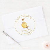 Gold Cinnamon Infused Honey Label | Wit (Envelop)
