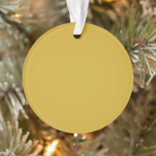 Gold Circle Acryl Ornament