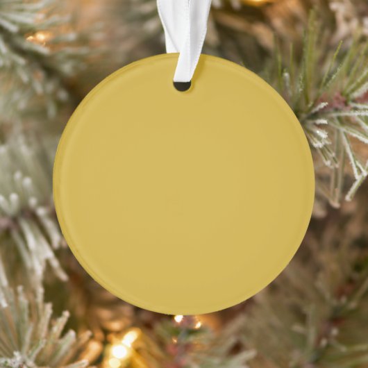 Gold Circle Acryl Ornament (Boom)