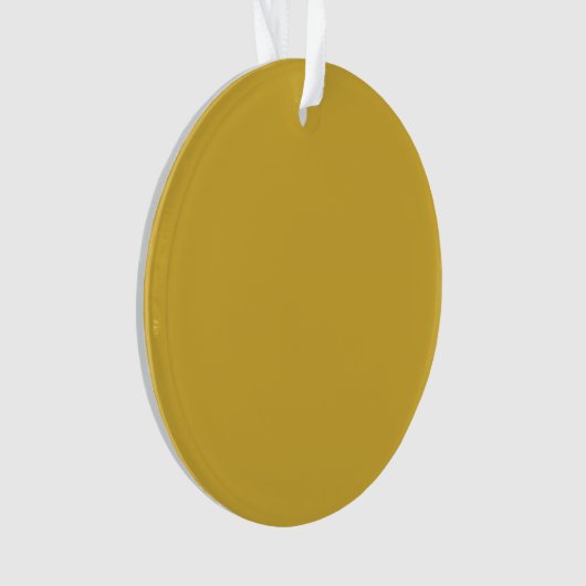 Gold Circle Acryl Ornament (voorkant)
