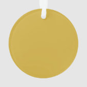 Gold Circle Acryl Ornament (achterkant)