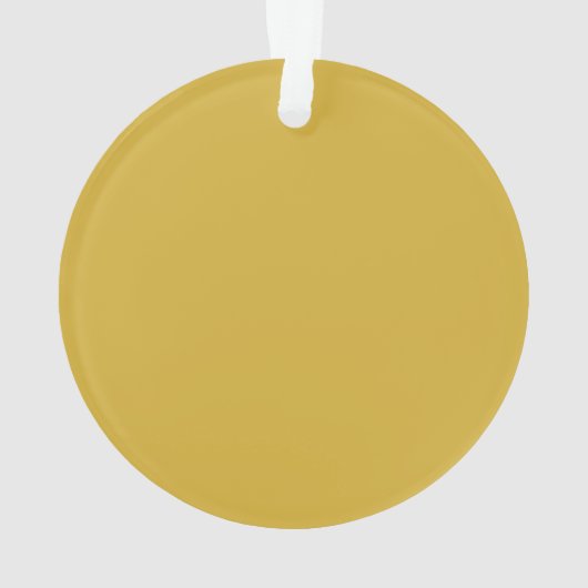 Gold Circle Acryl Ornament (achterkant)