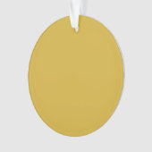 Gold Circle Acryl Ornament (voorkant)