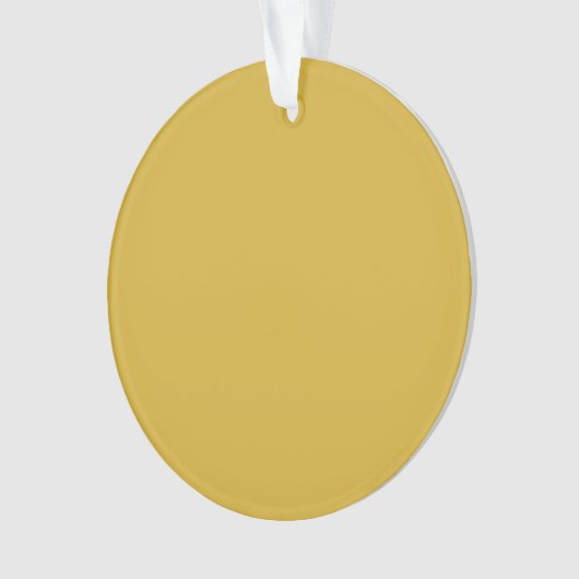 Gold Circle Acryl Ornament (voorkant)