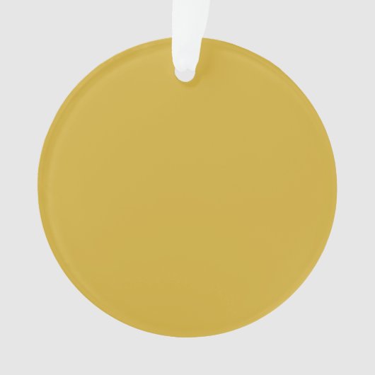 Gold Circle Acryl Ornament (voorkant)