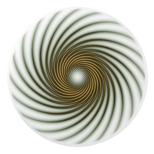 Gold Circle Centrifugeren Keramische Knop (Voorkant)