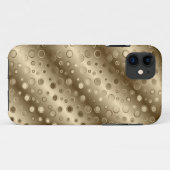 Gold Circle Champagne Bling Case-Mate iPhone Case (Achterkant (horizontaal))