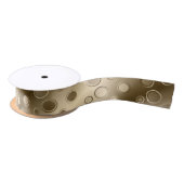 Gold Circle Champagne Bling Satijnen Lint (Spoel)