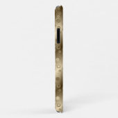 Gold Circle Champagne Bling telefoonhoesje Case-Mate iPhone Case (Achterkant/rechts)