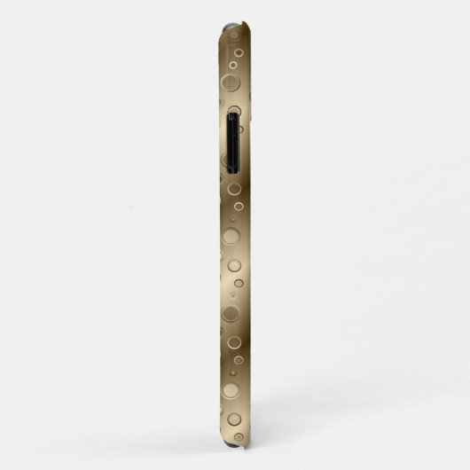 Gold Circle Champagne Bling telefoonhoesje Case-Mate iPhone Case (Achterkant/rechts)
