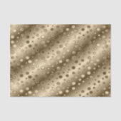 Gold Circle Champagne Bling tissue papier (Voorkant)