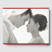 Gold Circle Double Happiness Chinese Weddenfoto Gastenboek (Achterkant)