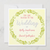 Gold Circle Floure met gegradueerde achtergrond Kaart (Voorkant)