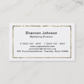 Gold Circle Tree (gouden cirkelvormig) Visitekaartje (Achterkant)