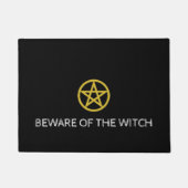 Gold Circled Pentagram Deurmat (Voorkant)