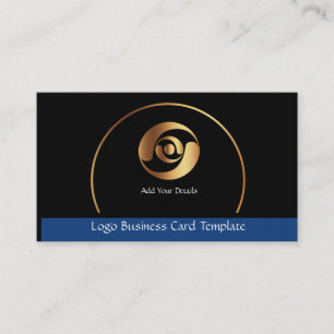 Gold Circles Corporate Logo - Eenvoudige Gold Logo Visitekaartje