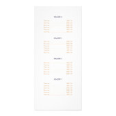 Gold Circles en Confetti Pattern Beauty Salon Reclamekaart (Achterkant)