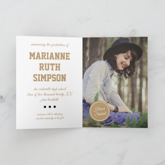 Gold Circles Foto Afstuderen (Binnen)